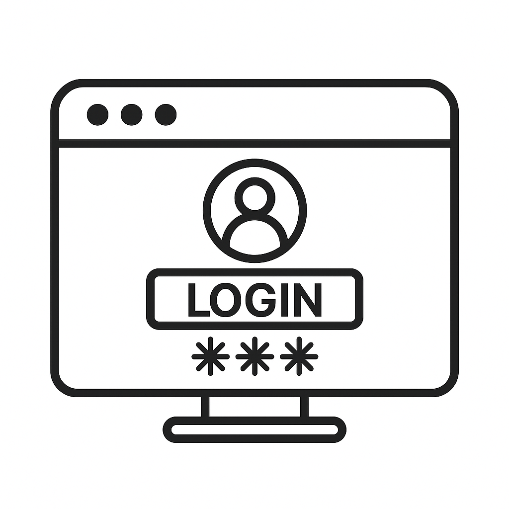 でんわログイン イラスト